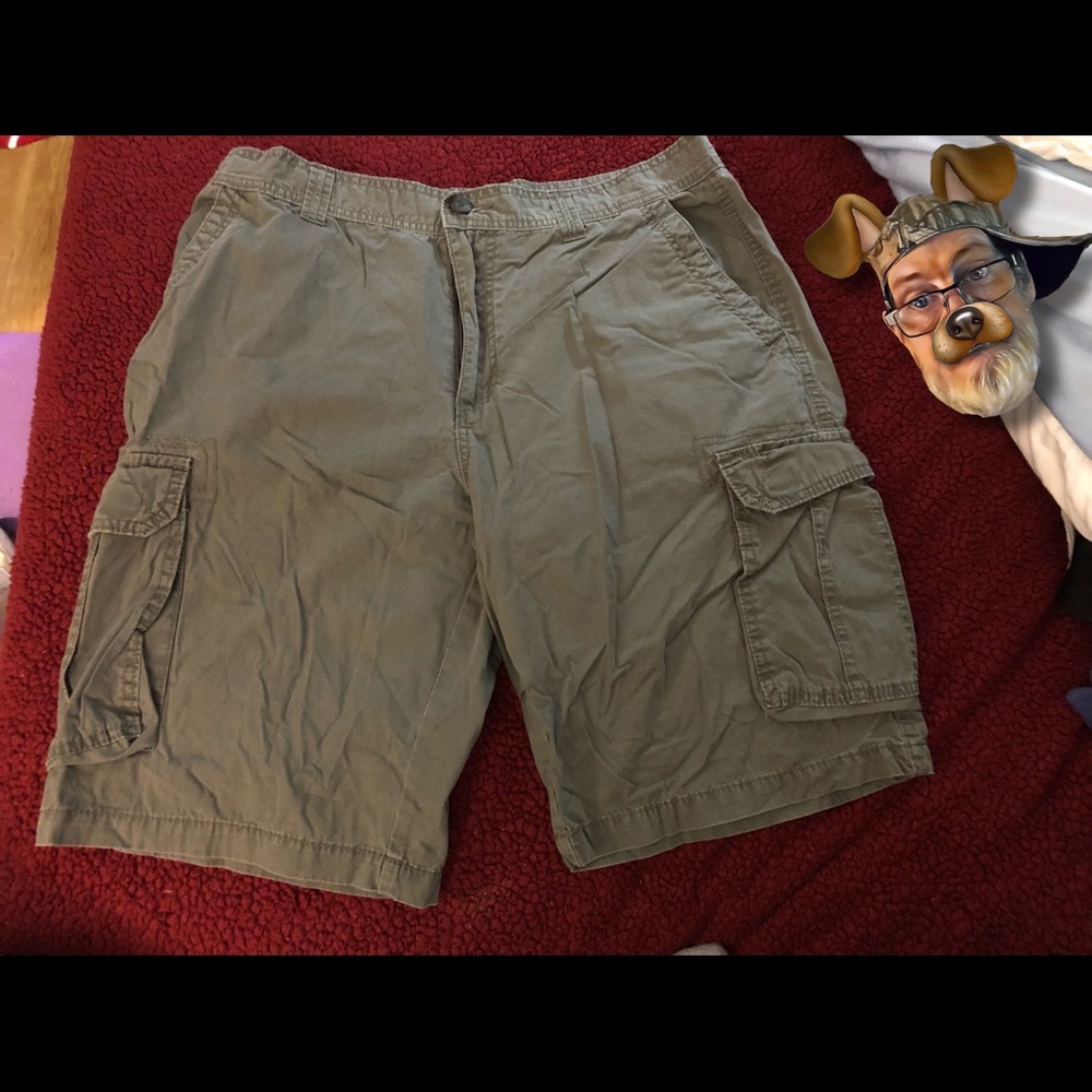Cargo Supplies North Bay Mens OD Green Cargo Shorts Size 36